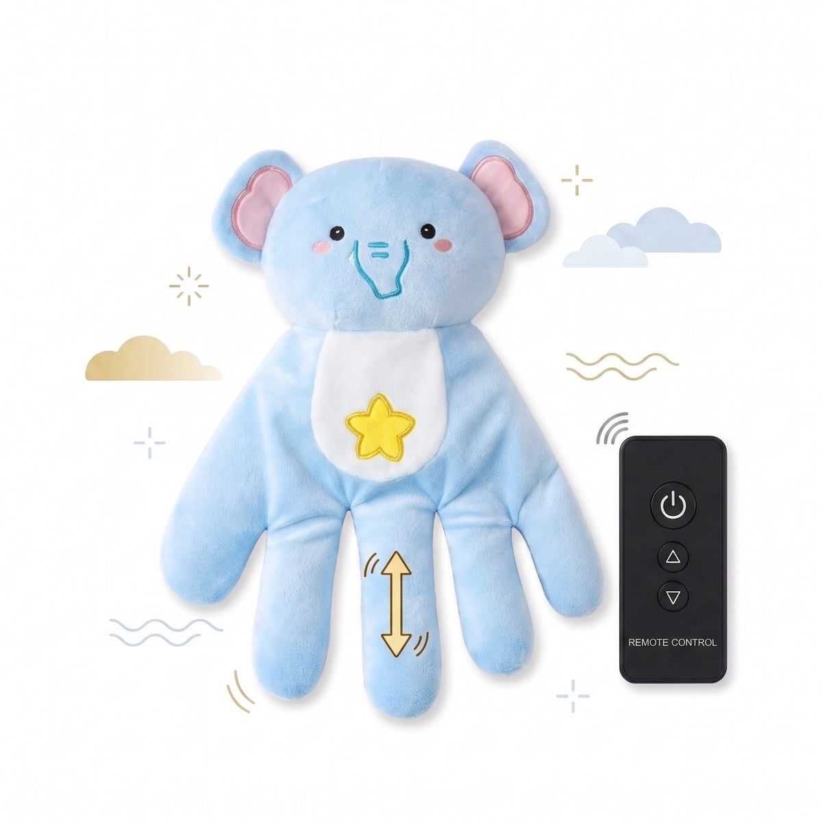 Peluche Sensorial Palmaditas Automáticas